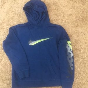 Blue nike boys hoodie